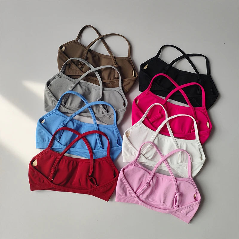 Gathering Shock-proof and Beautiful Back Seamless Sports Bras