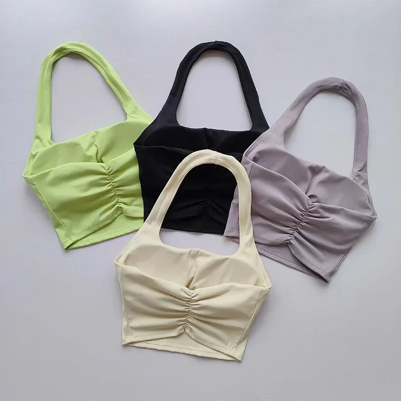 Fitness Bras/ Backless Crop Top